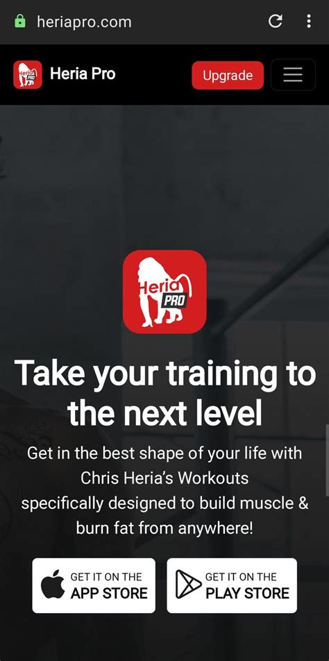 Waring about the Heria pro app : r/bodyweightfitness